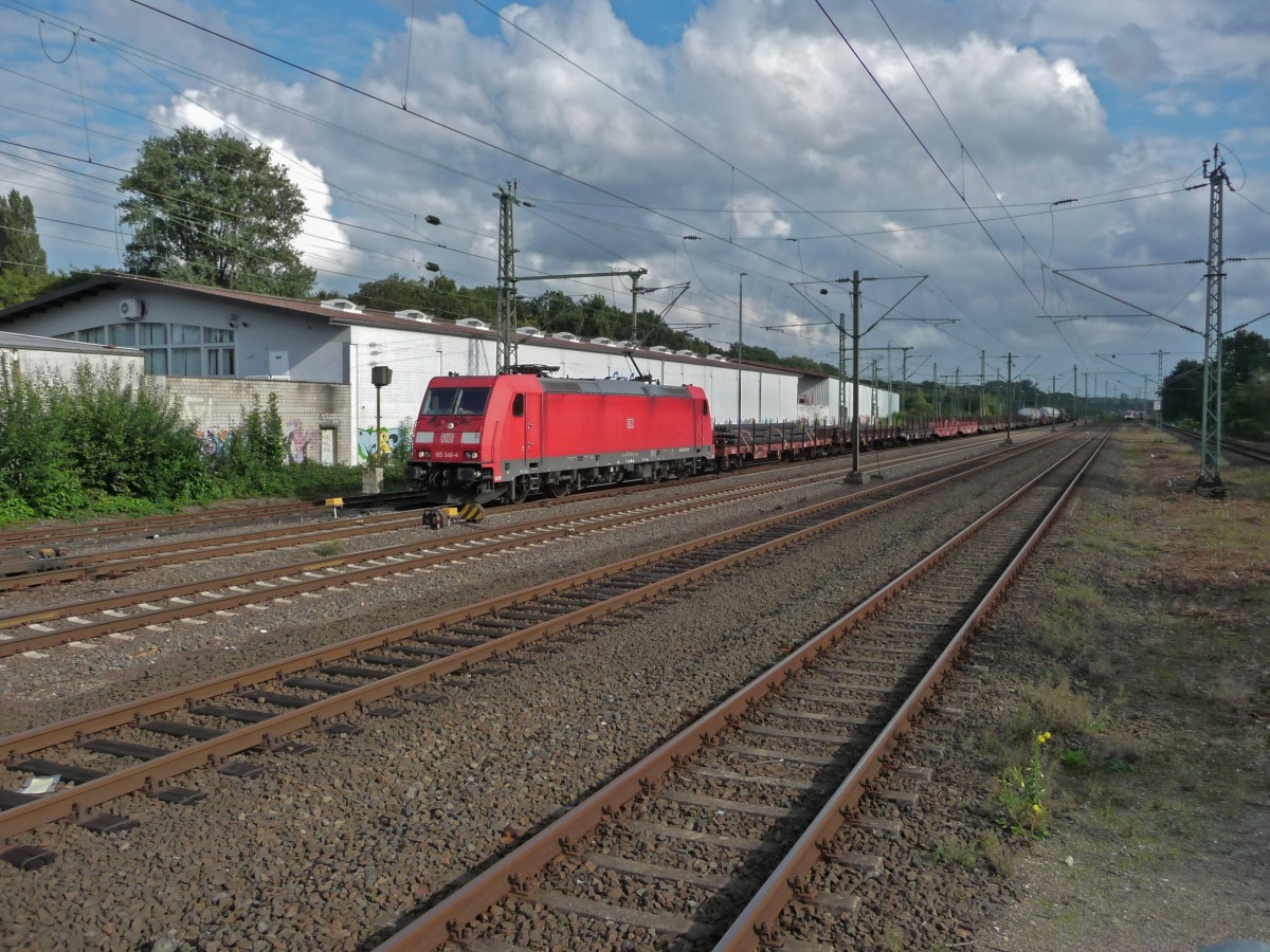 185 346 durchfährt am 25.09. Düsseldorf-Eller.