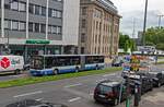 Aus Remscheid kommend hat der Lion's City Nr. 537 der RVK rund zwei Stunden Fahrt hinter sich und wird gleich in den Busbahnhof am Klner Hauptbahnhof einfahren.