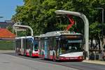 Auf der Metrobuslinie 19 setzt die Hamburger Hochbahn schon seit mehreren Jahren Busse mit verschiedenen Arten von alternativen Antrieben ein, mit denen das Know-How dafr entwickelt wurde, dass