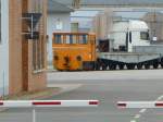 Dieses ASF ist in Erfurt bei Siemens im werksinternen Verkehr im Einsatz, am 5.11.14 stand es gut sichtbar auf dem Firmenhof.