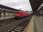 Die RegionalExpress-Züge der Linie RE2 (Frankfurt - Koblenz) werden derzeit noch mit zwei 143ern und vier Doppelstockwagen erbracht.