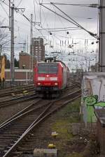 BR 146/422793/bis-nach-paderborn-hatte-146-023 Bis nach Paderborn hatte 146 023 noch eine lange Strecke vor sich, als sie am 25.02. in Köln einfuhr.