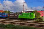 Das Unternehmen HSL Logistik lackiert einen groen Teil seiner Lokomotiven in einer recht gewhnungsbedrftigen braunen Farbe.
