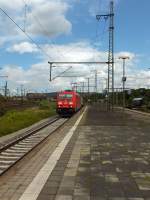 Ei Güterzug! In gut zweieinhalb Stunden kamen am 13.08.14 nur eine Handvoll von ihnen durch Göttingen.