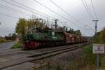 lew-grubenlok-el-2-2/870524/auf-dem-lausitzer-grubenbahnnetz-werden-modernisierte Auf dem Lausitzer Grubenbahnnetz werden modernisierte Lokomotiven der LEW-Bauart EL 2 eingesetzt. Von dieser Baureihe wurden in einem Zeitraum von ber 30 Jahren mehr als 1000 Stck gebaut, von denen ein wesentlicher Teil exportiert wurde, unter anderem nach Polen, in die Sowjetunion oder nach China. Aufgrund des Gewichts hat sich die Bezeichnung Einhunderttonnenlok eingebrgert. Zahlreiche neuere Lokomotiven sind bei der LEAG noch im tglichen Betrieb.