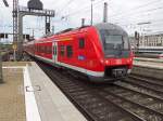 br-440-lirex/359502/440-028-und-029-fahren-am 440 028 und 029 fahren am 07.08.14 als RegionalBahn aus Augsburg in den Münchner Hauptbahnhof ein.