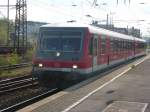 628 509 erreicht am 15.04.2011 den Bahnhof Wuppertal-Oberbarmen, ausnahmsweise auf Gleis 4 statt am S-Bahn-Gleis 6.
RB47 -> Remscheid-Gldenwerth