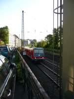 628/928 510 hat den Wuppertal Hauptbahnhof verlassen und begibt sich auf die Reise nach Solingen.