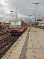 628 459 verlässt am 26.08.14 den Mainzer Hauptbahnhof in Richtung Nahestrecke.