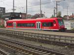 Ulm ist der DB-Hotspot für RegioShuttles. So war am 31.07.14 beispielsweise 650 109 als RB in Richtung Langenau unterwegs.