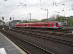 Ein 628er erreicht am 03.05.2012 den Dsseldorfer Hauptbahnhof.