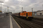 Mit einem der wenigen Güterzüge, die den Düsseldorfer Hauptbahnhof durchfahren ist hier LOCON 211 (92 80 1293 502-1 D-LOCON) unterwegs.