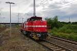 Da die Lokomotiven der RHC in den verschiedensten Gleisanschlssen und Bahnhfen im Klner Umland rangieren, kommt es immer wieder vor, dass man eine Lok mehrmals an einem Tag antrifft.
