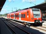 426 012 war am 31.7.13 fr den Pendelverkehr zwischen Singen und Schaffhausen eingeteilt. Hier steht das Fahrzeug im Bahnhof von Singen.