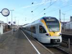 ET 7.12 der Eurobahn zeigt sich am 03.03.2010 in Wuppertal-Oberbarmen. RE13 -> Venlo (NL)