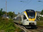 eurobahn-RE13 mit ET 7.06 nach Düsseldorf-Möngengladbach-Venlo in Steinbeck, 9.9.15