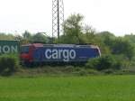SBB Cargo/261584/485-025-am-21042011-im-norden 485 025 am 21.04.2011 im Norden von Lintorf.