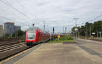 Von 146 123 nachgeschoben erreicht dieser Regionalexpress von Bremen kommend Hannover Hbf.