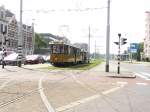 Historische Trams/265920/der-historische-strassenbahnwagen-537-und-ein Der historische Straenbahnwagen 537 und ein offener Sommerbeiwagen am 15.08.2012 in Rotterdam.