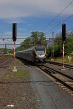 LeoExpress-Triebwagen 480 001 beginnt am 21.06.19 seine Reise als LE 401 von Prag nach Krakau.