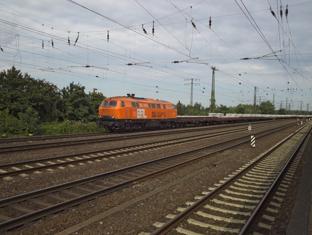 Die BBL17 (225 099) durchfuhr am 22.08.14 den Bahnhof Hamm.