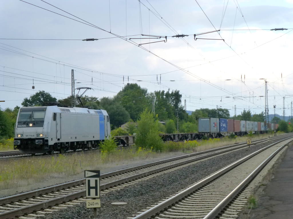 Railpool-185 716 in Eichenberg, 3.9.15