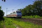 Bereitstellungs- und Abstellfahrten vom Berliner Nord-Sd-Tunnel aus unternehmen hufig eine Rundfahrt ber Sdkreuz und Schnefeld. Auf einer derartigen Rundfahrt ist hier vermutlich 401 082 unterwegs, dessen Ziel der Betriebsbahnhof Berlin-Rummelsb ...