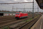 BR 152/656270/152-026-faehrt-in-die-abstellgruppe 152 026 fährt in die Abstellgruppe des Bahnhofs Wanne-Eickel ein.