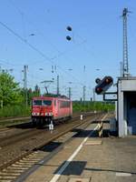 BR 155/611695/am-15517-durchfaehrt-auch-155-128 Am 15.5.17 durchfährt auch 155 128 den Bahnhof Hamm Richtung Norden.