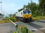 ECR 247 039, im Einsatz fr DB Schencker Rail zeigt sich hier am 16.7.13 in Bottrop.