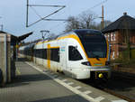 ET 5.24 der eurobahn wartet als RB89 auf Fahrgäste Richtung Münster, 23.2.19.