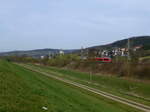 LINT Richtung Kreiensen kurz vor dem Halt in Einbeck-Salzderhelden, 31.3.17