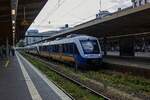 Drei LINT der Nord-West-Bahn durchfuhren am Nachmittag des 27.07.22 als Leerfahrt den Wuppertaler Hauptbahnhof.