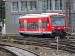 650 111 fährt am 31.07.14 als RegionalBahn nach Langenau in den Ulmer Hauptbahnhof ein.