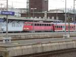 110 427 ist im Dsseldorfer Hauptbahnhof angekommen. 03.05.2012