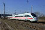 Am 10.03.25 kamen zahlreiche Fernzge durch Saarmund, die regulr vermutlich ber die Anhalter Bahn verkehren wrden.
