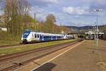 Auf der Fahrt nach Bonn-Mehlem haben 9442 151 und 9442 356 von NX am 03.04.21 noch den grten Teil ihrer Reise vor sich, als sie durch Wuppertal-Sonnborn fahren.