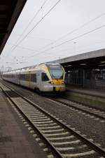 Für die Fahrt nach Düsseldorf stellte sich am 19.02.15 der eurobahn-ET 7.02 bereit.
