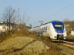 national-express/492396/re7-mit-367-und-358-nach RE7 mit 367 und 358 nach Krefeld Hbf, am 17.3.16 bei der Durchfahrt in W-Steinbeck.