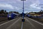 In Basdorf finden die Zugkreuzungen der  Heidekrautbahn  RB 27 statt.