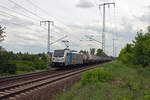 Railpool/669267/187-313-von-railpool-mit-einem 187 313 von Railpool mit einem Ganzzug Kesselwagen in Berlin.