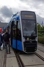 Diese Straenbahn vom Typ Pesa Twist ist fr den Straenbahn in Breslau vorgesehen.