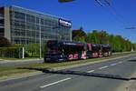 Neben der neu gebauten Obus-Linie ist am nordwestlichen Stadtrand von Prag auch die Straenbahn ausgebaut worden.