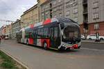Wagen 101 ist der erste von 15 Gelenk-Trolleybussen, die fr den Betrieb der Prager Trolleybuslinie 58 von SOR gebaut wurde.