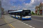 Neben zahlreichen 12 Meter langen Trollino gab es in Ostrava eine Handvoll 15 Meter lange Fahrzeuge, die mittlerweile wohl nicht mehr im t�glichen Einsatz sind.