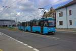 Im Gegensatz zu den meisten anderen Betrieben in Tschechien, die KT8D5 einsetzen, hat Ostrava seine Triebwagen im Zuge der Modernisierung in den 2000ern zu Einrichtungswagen umbauen lassen.