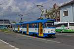 Auch in Ostrava waren nat�rlich Tatra-Triebwagen verschiedener Bauarten im Einsatz.