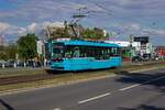 Ein einzelner VarioLF reicht f�r das Fahrgastaufkommen auf der Linie 3 aus, schlie�lich f�hrt alle paar Minuten eine Bahn von Svinov in Richtung Poruba.
