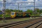 Als Leerfahrt rollte 814 091 durch den Bahnhof Ostrava-Kunčice, der fas H�ttenwerk Nov� huť erschlie�t und daher �ber sehr ausgedehnte Gleisanlagen verf�gt.