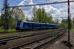 Auf der Fahrt als Sp1618 nach Opava v�chod durchf�hrt der RegioPanter 640 007 am 25.04.24 Ostrava-střed. 